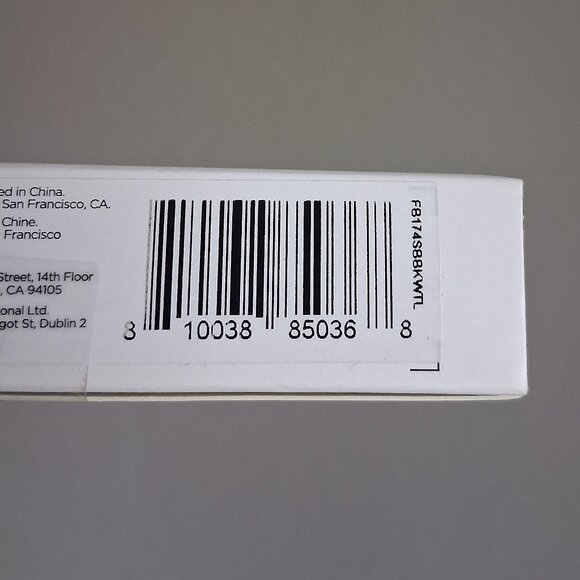 Fitbit Black Sport Band Bracelet Sport Size L - Picture 5 of 8